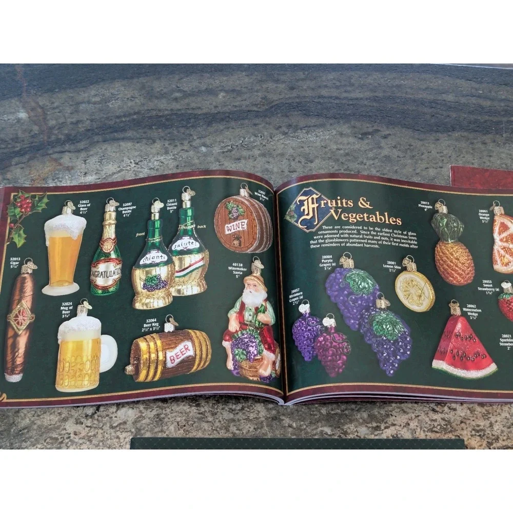Old World Christmas Catalogs Books 2009 2012 2013 2014 Merck Glass Ornament USED